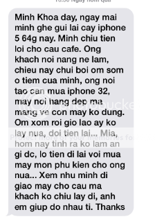Hoàng Mai iPhone – 40 Phùng Văn Cung, P.7, Q.Phú Nhuận bán hàng lừa đảo nha ace chú ý