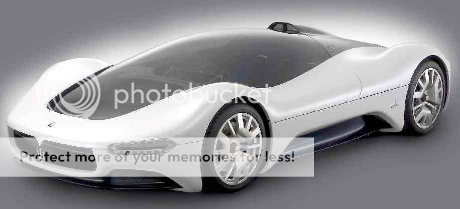 Maserati Birdcage Side. conce